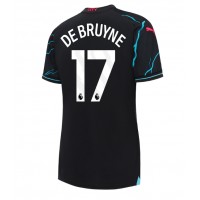 Dres Manchester City Kevin De Bruyne #17 Rezervni za Žensko 2023-24 Kratak Rukav
